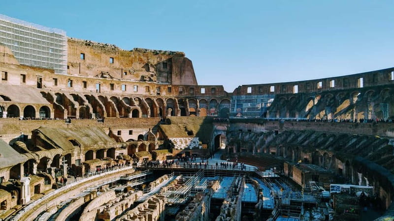 Rome: Colosseum Arena Guided Tour, Forum & Palatine Option - Colosseum arena floor: where gladiators once stood
