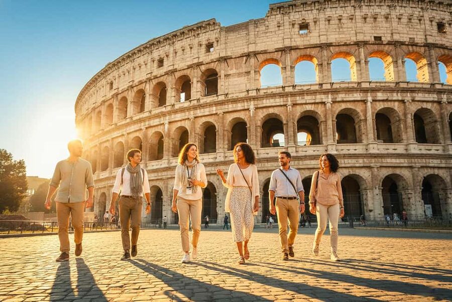Rome: Colosseum Arena Twilight Tour & Imperial Forum Visit - Sunset Inside the Colosseum: Light, Photos, and Atmosphere
