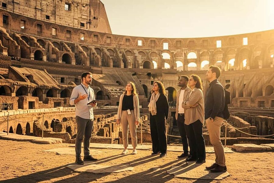 Rome: Colosseum Arena Twilight Tour & Imperial Forum Visit - Trajan’s Column at Dusk: Victory in Reliefs