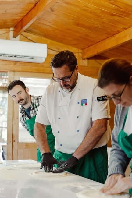 Rome: Combo Pizza and Pasta Cooking Class with Wine - Neapolitan pizza, dough to wood-fired oven