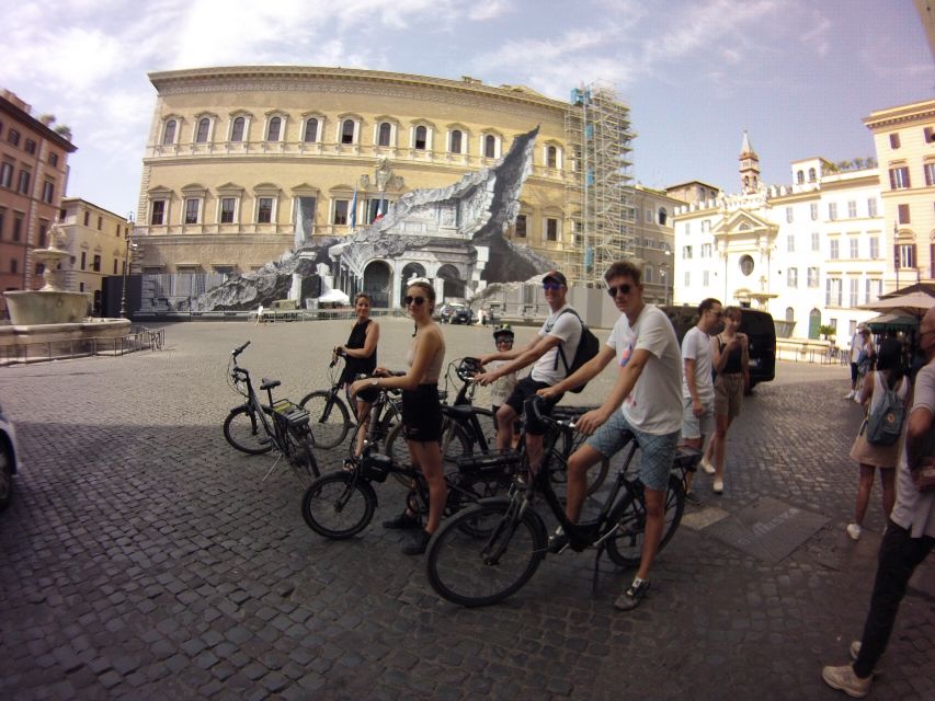 Rome: E-Bicycle Tour - Meeting at Piazza dei Calcarari: Fast Setup, Then Real Rome