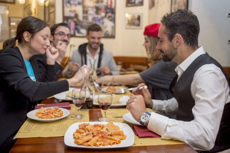 Rome: Food Tour and Wine Tasting in a Traditional Trattoria - Cheese shop stop, then wine pairing, for a smooth mid-walk reset