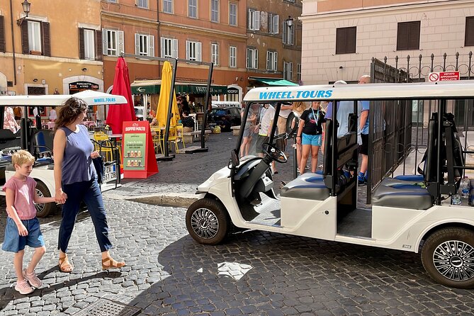 Rome Highlights City Tour by Golf Cart with Gelato - Piazza Venezia, Vittorio Emanuele, Trajan’s Column, Mussolini’s balcony