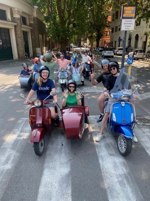 Rome: Highlights Vespa Sidecar Tour with Coffee and Gelato - Piazza Venezia Stop: Getting the Big Picture Fast