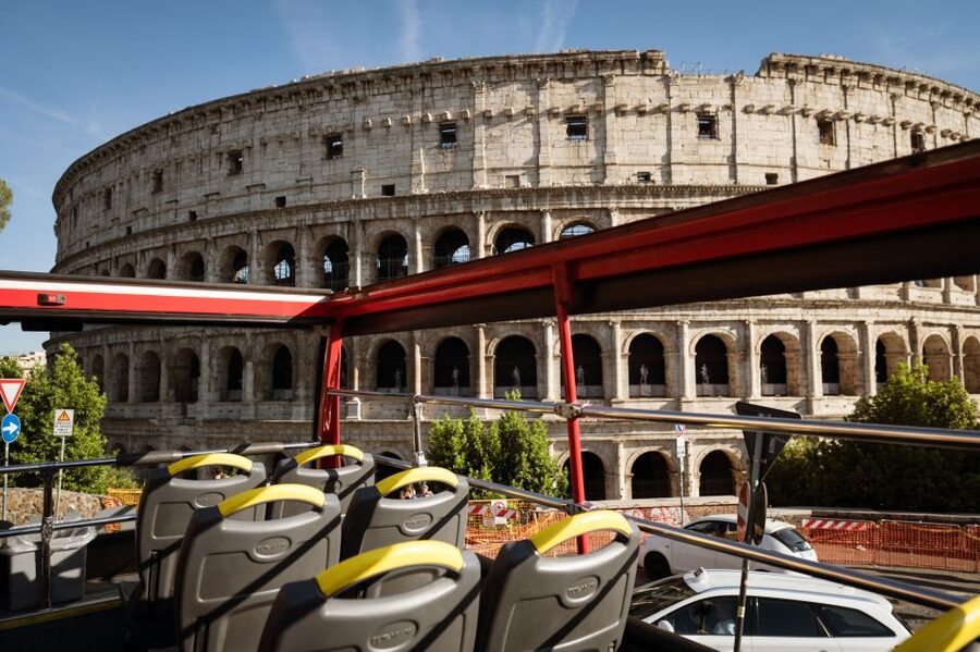 Rome: Hop-On Hop-Off Open-Top Bus City Tour - Piazza Venezia (Venice Square) and the route toward the Vatican