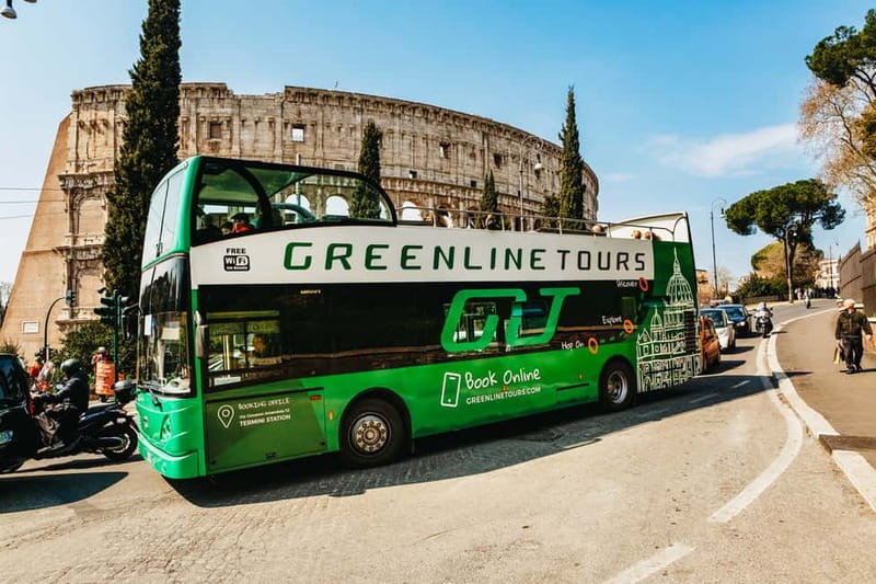 Rome:Hop-On Hop-Off Panoramic Open Bus Ticket 3 Circuits x 1 - Quick hits you will care about
