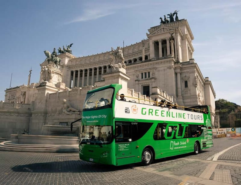 Rome:Hop-On Hop-Off Panoramic Open Bus Ticket 3 Circuits x 1 - Audio guide reality check: headphones, ports, and clarity