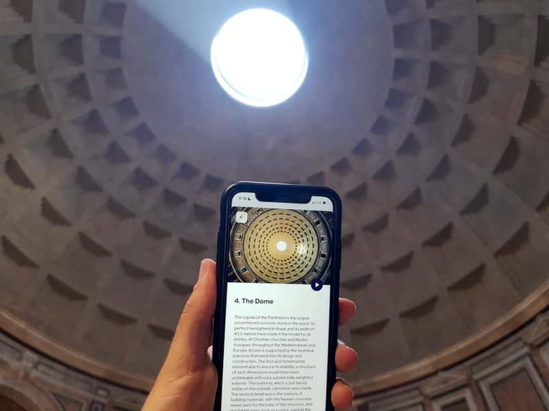 Rome: Pantheon Priority Entry Ticket & Audio Guide App - Entering The Pantheon With Fast-Track Access