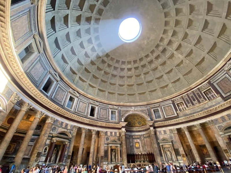 Rome: Pantheon Priority Entry Ticket & Audio Guide App - The App Audio Guide: 35 Minutes, 12 Key Stops