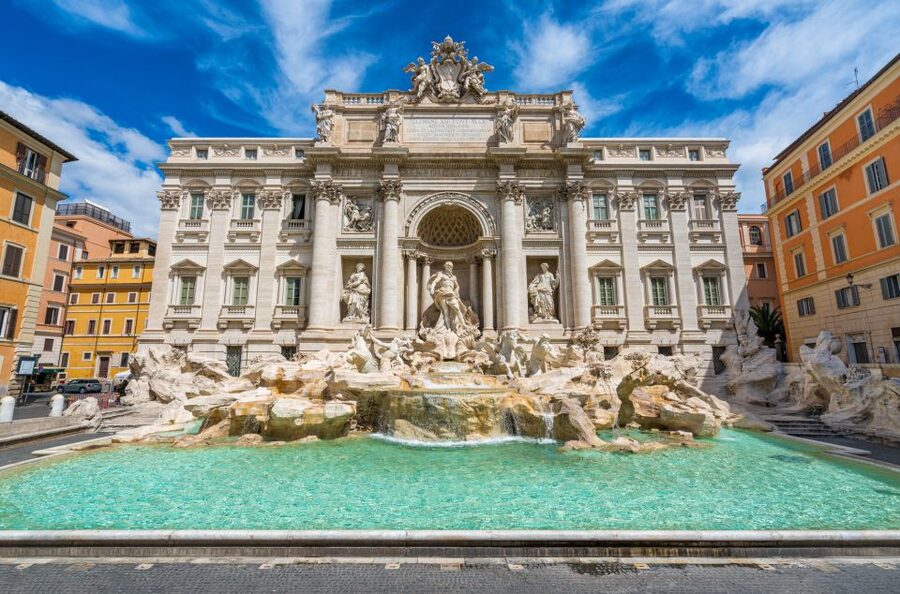 Rome: Pantheon, Trevi Fountain & Roman Squares Guided Tour - Piazza Navona: Bernini’s Four Rivers Fountain in full street-life mode