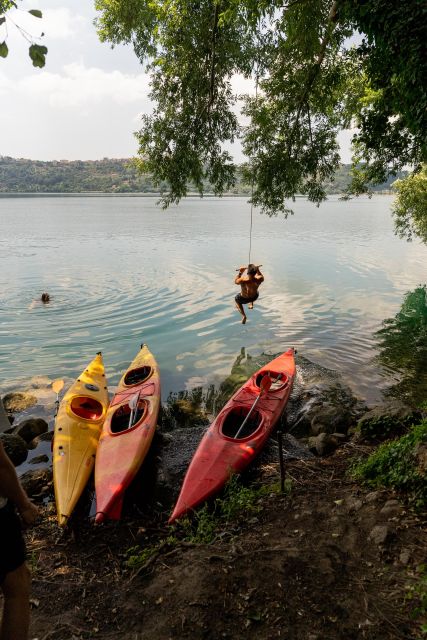 Rome: Popes' Lake, Kayak Tour with Swimming & Roman Pizza - What to bring, what to expect with weather, and what to skip