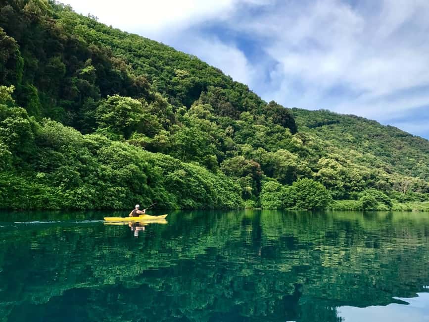 Rome: Popes' Lake, Kayak Tour with Swimming & Roman Pizza - Lake Albano: the Roman escape you can reach fast