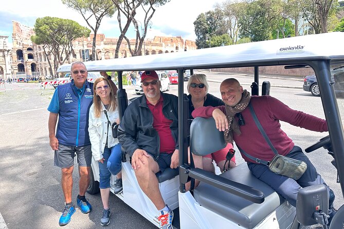 Rome: Private/Group 4 Hours Golf Cart SightseeingTour - Via Giulia Backstreet Vibes From the Cart