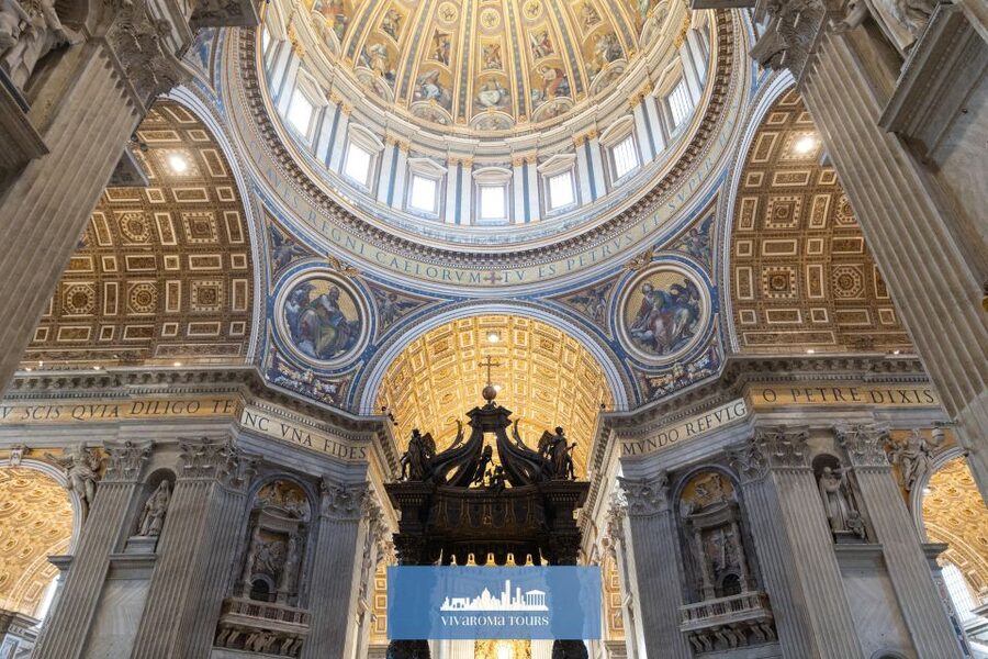 Rome: St. Peter's Basilica Express Guided Tour - St. Peter’s Basilica highlights: Pietà, Bernini, and dome mosaics