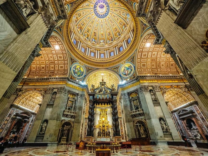 Rome: St. Peter’s Basilica Tour, Dome Climb & Reserved Entry - Dome climb plan: elevator to the first terrace, then 320 steps