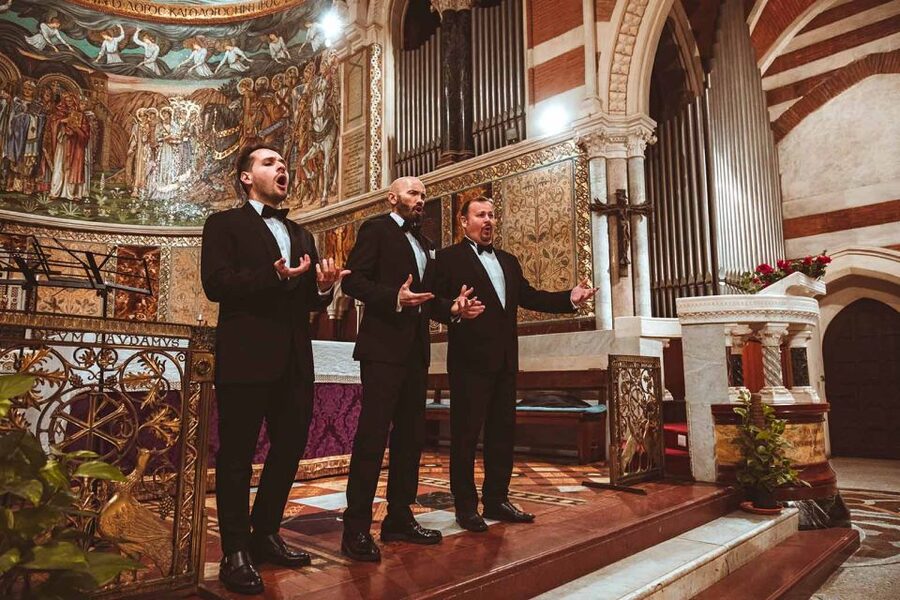 Rome: The Three Tenors at St. Paul's Church Concert Ticket - Meet the singers and the chamber ensemble