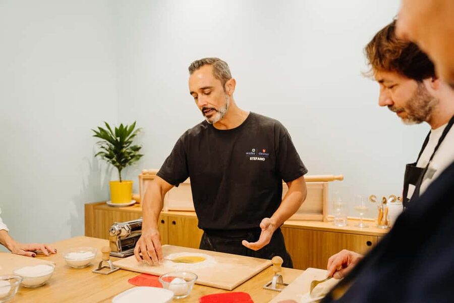 Rome: Traditional Pasta Making Class with Wine & Gelato - The Meal Includes Wine, Then Gelato to Close the Loop