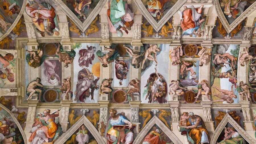 Rome: Vatican Museums and Sistine Chapel Tour with Ticket - Cortile del Belvedere and the courtyard vibe before the art