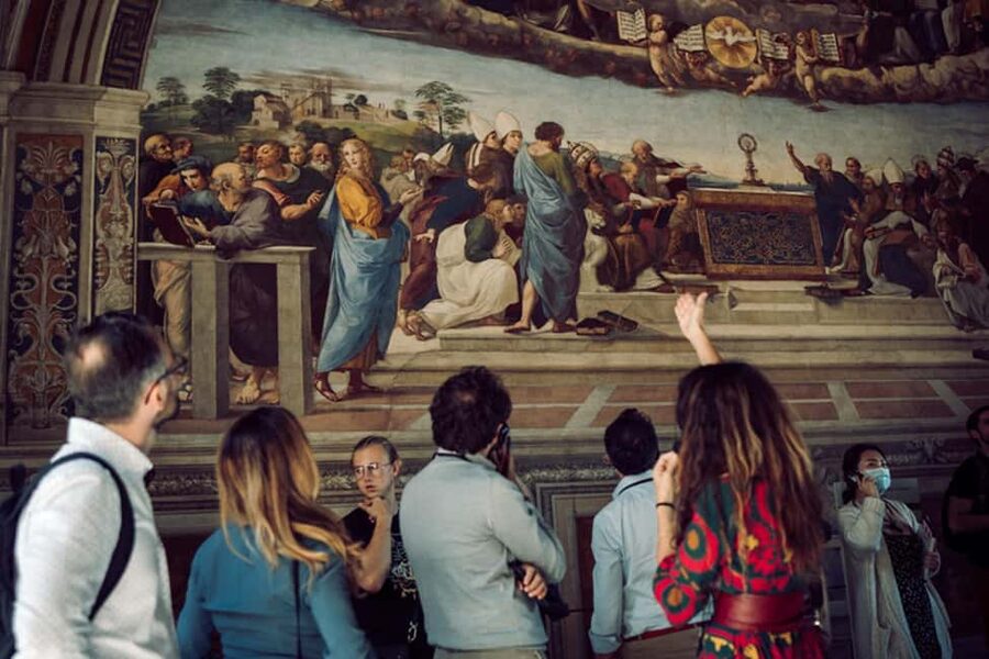 Rome: Vatican & Sistine Chapel Tour + Optional Colosseum - Pinecone Courtyard and the sculpture-heavy rooms that make Rome feel real