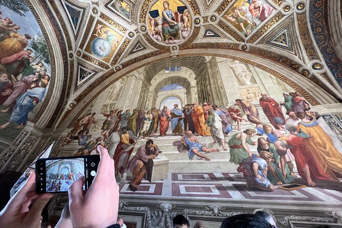Skip the Line: Vatican Museum, Sistine Chapel & Optional Basilica - Stanze di Raffaello (Raphael’s Rooms): art politics in fresco form