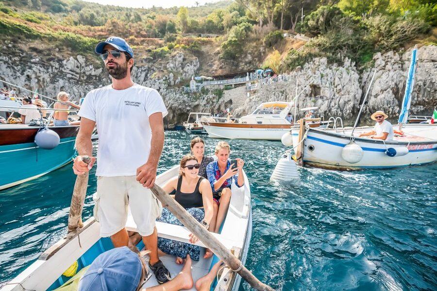 Sorrento: Exclusive Capri Boat Tour and Optional Blue Grotto - Capri Free Time for 4 Hours: Streets, Shopping, and Big View Options