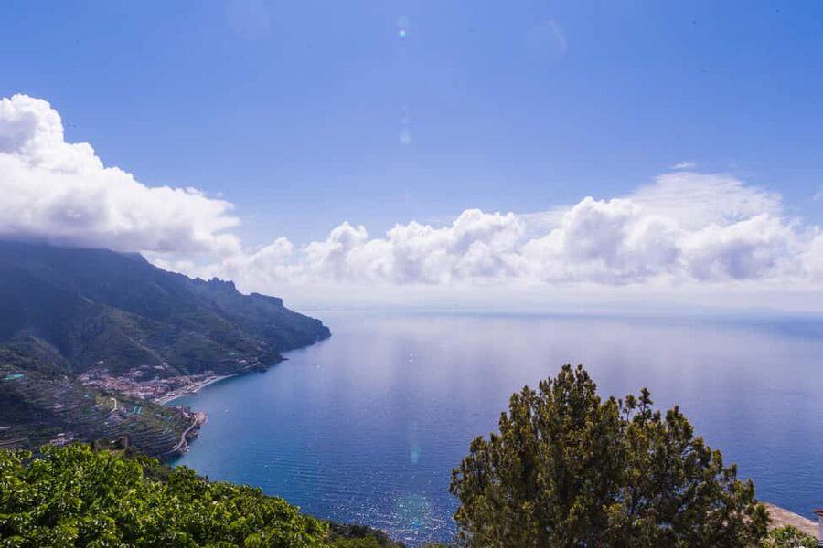 Sorrento: Full-Day Boat Tour to Positano, Amalfi and Ravello - Punta Campanella and scenic passes before Amalfi docking