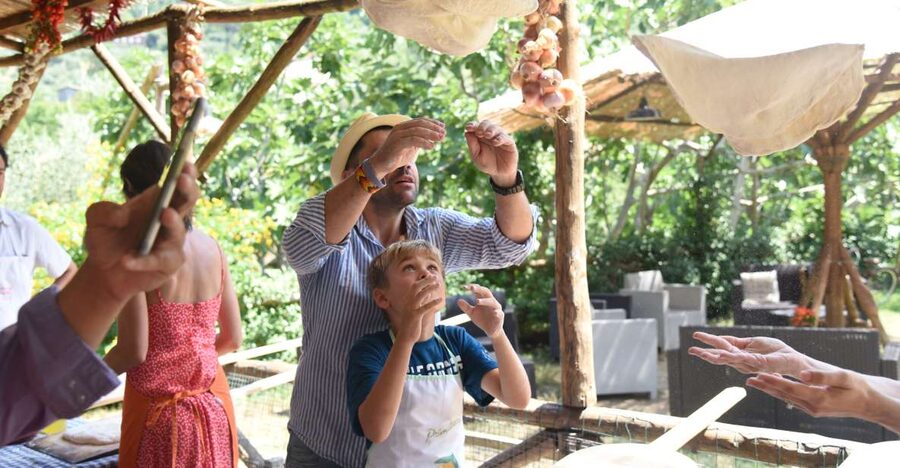 Sorrento: Pizza Lesson, Wine, and Limoncello at a Local Farm - Primaluce Farm Views Above Sorrento