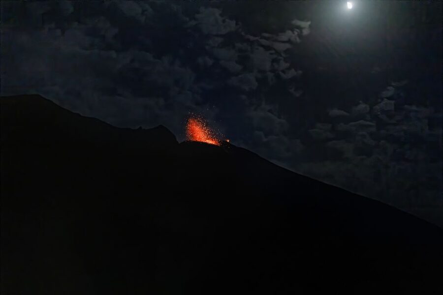 Stromboli: Sunset Trekking at Sciara del Fuoco - The Hike Up Toward the 400-Meter Line