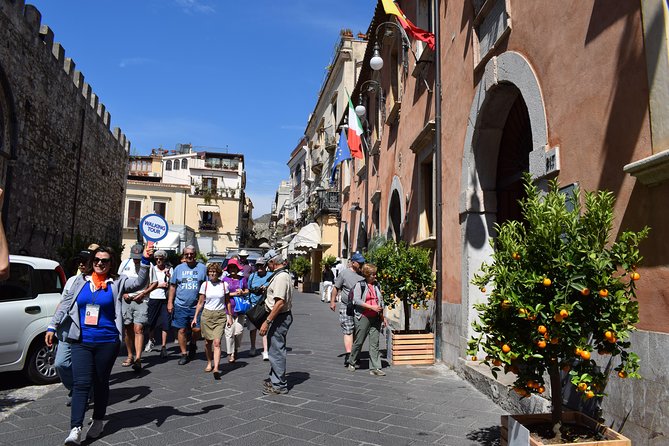 Taormina and Castelmola Tour from Messina - Santa Caterina and the theatre-to-church story on the hill