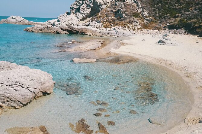 The best Boat Tour from Tropea to CapoVaticano, max 12 passengers - Stop 1: Tropea Beach, cliff houses and bay views