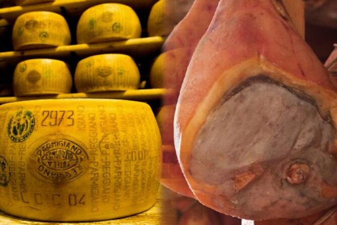 Tour Parmigiano Reggiano dairy and Parma ham - Tastings after the factory: cheese ages, balsamic, and Fortana