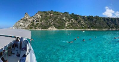Tropea: Capo Vaticano Boat Trip with Snorkeling & Drink