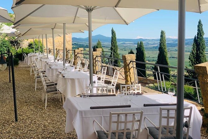 Val d'Orcia Brunello Wine Tour with Montalcino and Montepulciano - Pienza lunch in an ex convent with Val d’Orcia views
