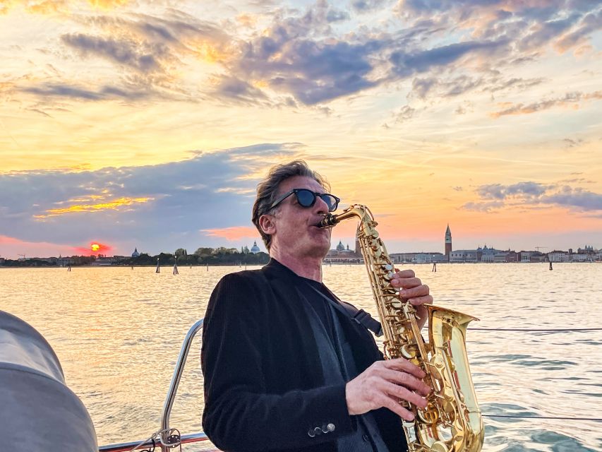 Venice: Catamaran Sunset Jazz Cruise with Aperitivo - Meeting Point at Riva dei Sette Martiri, Near Via Garibaldi