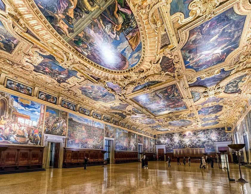 Venice: Doge's Palace Guided Tour with Optional Gondola Ride - Gothic halls, artwork, and the Doges story