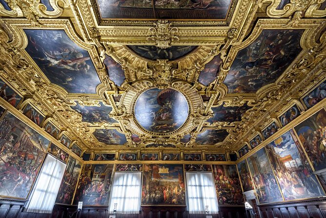 Venice Doge's Palace & Prisons Tour - Inside the public rooms: gilding, murals, and the art with political teeth