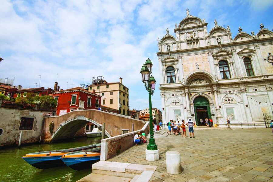 Venice: Morning Walking Tour - St. Mark’s Basilica area from street level, where the details still matter
