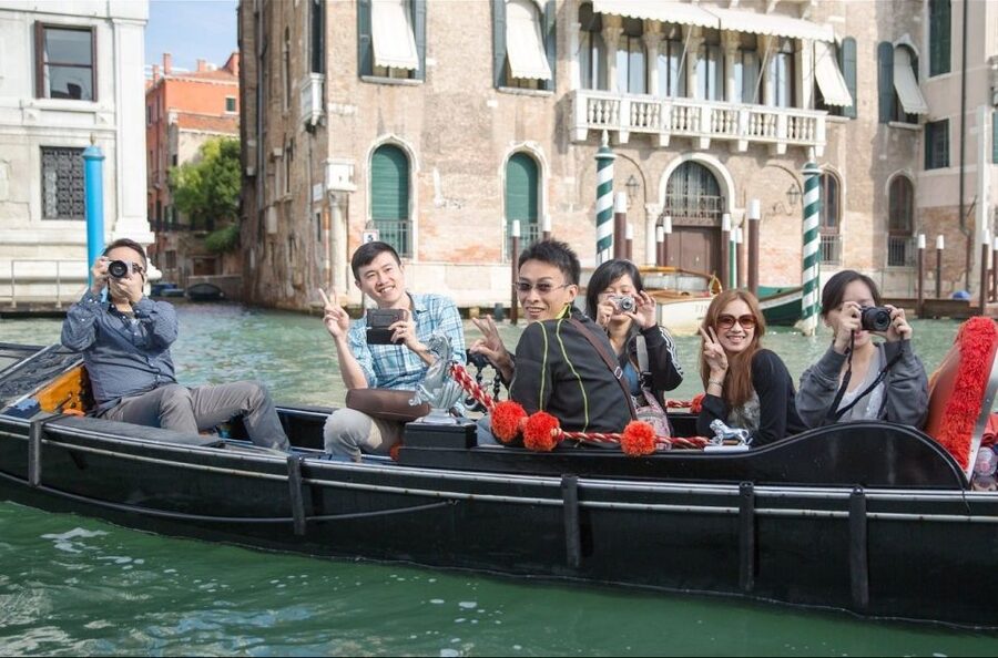 Venice Shared Gondola Ride - Teatro La Fenice from the Canals, a Theater Story You Can Spot