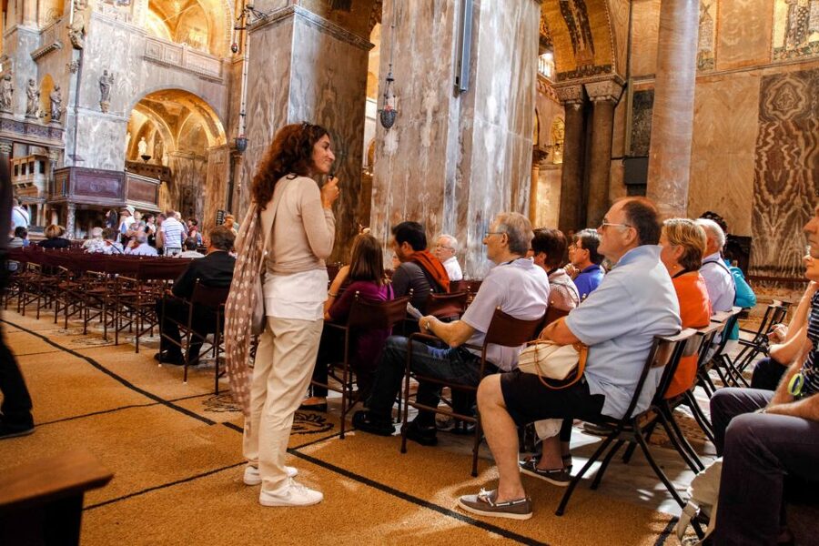 Venice: Walking tour, Doge Palace, & St. Mark's Basilica - Skip-the-line value, and where the line can still happen