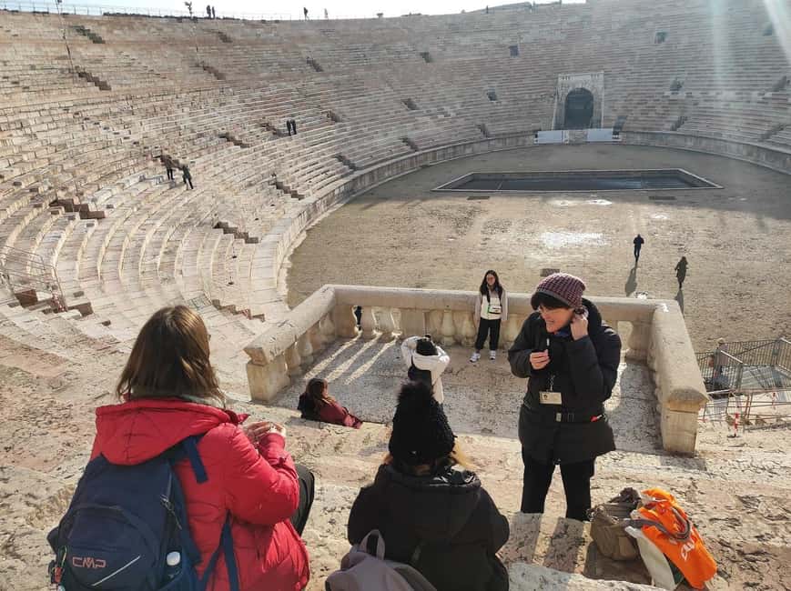Verona: Small Group Guided Walking Tour with Arena Tickets - Piazza delle Erbe: Market Square Time Without a Guided Food Crawl