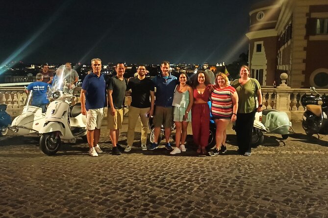 Vespa Sidecar Tour By Night with Pickup - Pyramid of Cestius and Aventine Hill: unexpected Rome sightings
